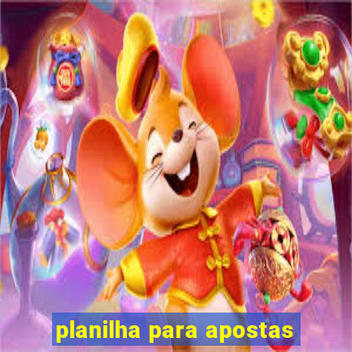 planilha para apostas